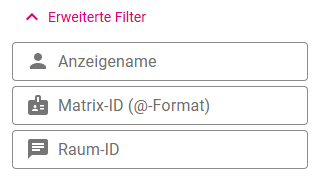Erweiterte Filter