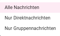 Filter nach Nachrichtenart